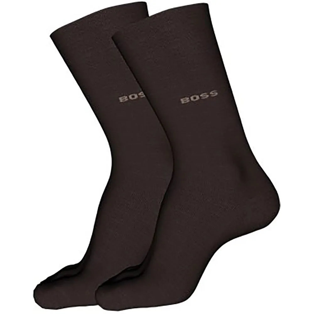 Носки BOSS Rs Uni CC 2 pairs, коричневый — фото 3