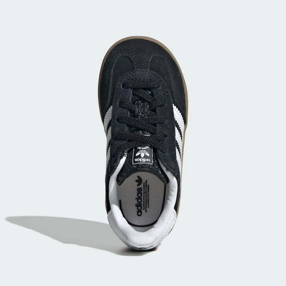 Детские кроссовки Gazelle Indoor / GAZELLE INDOOR CF EL I Adidas, black — фото 3