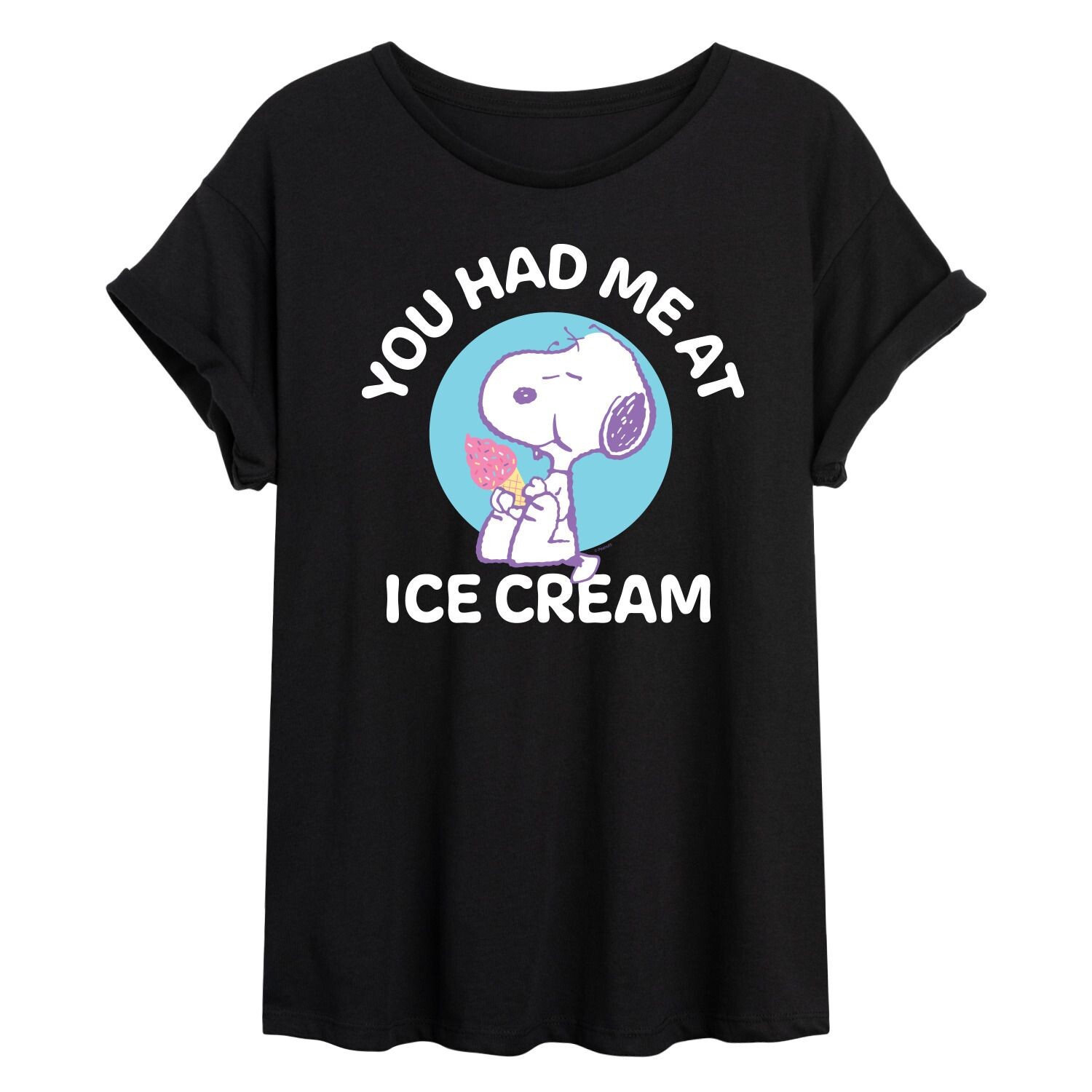 

Детская футболка с струящимся рисунком мороженого Peanuts Ice Cream Licensed Character