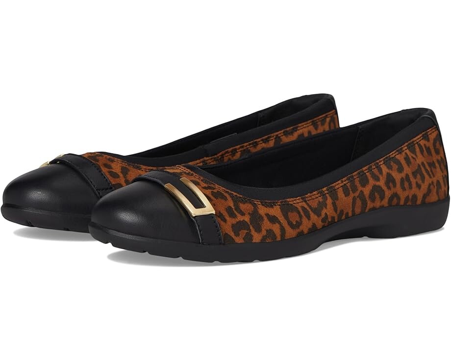 

Туфли на плоской подошве Clarks Meadow Rose, цвет Leopard