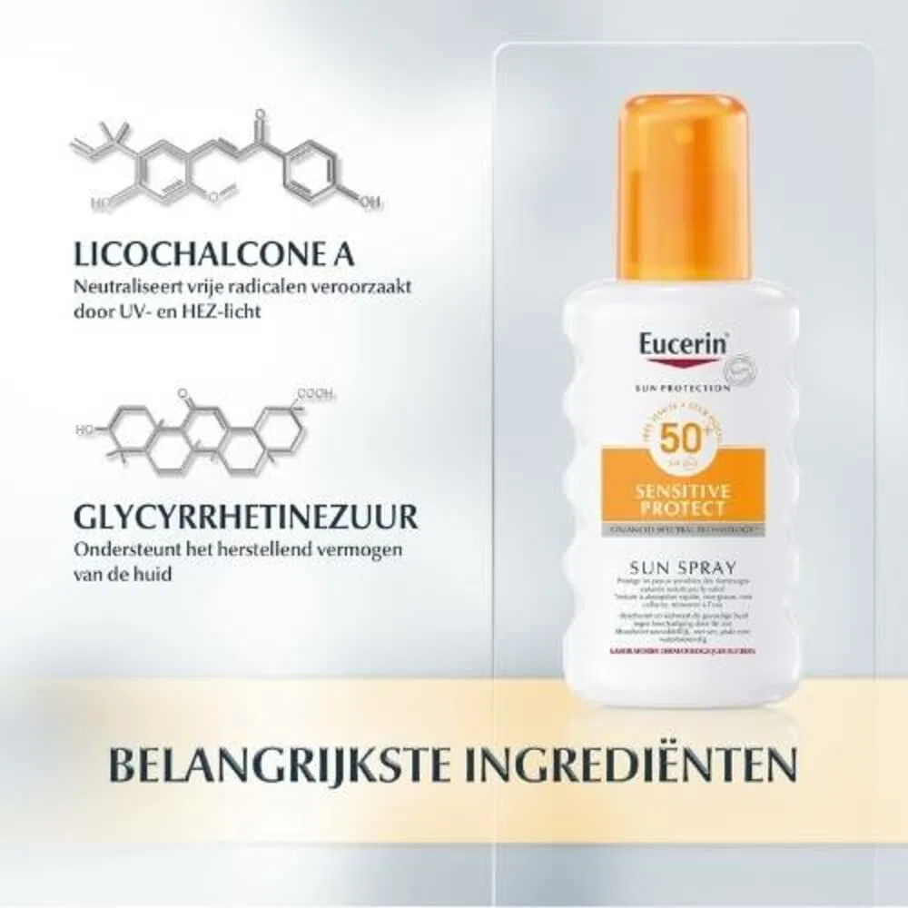 Солнцезащитный спрей Eucerin Sun Protection Sensitive Protect SPF 50+, 200 мл Eucerin — фото 2
