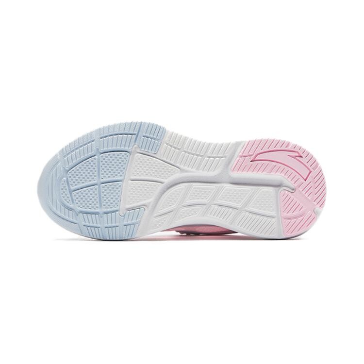Детские кроссовки Lingyun 2.0 PS Low-top Anta Белый/Светло-прозрачный розовый/Голубой лед Anta Kids, голубой — фото 4