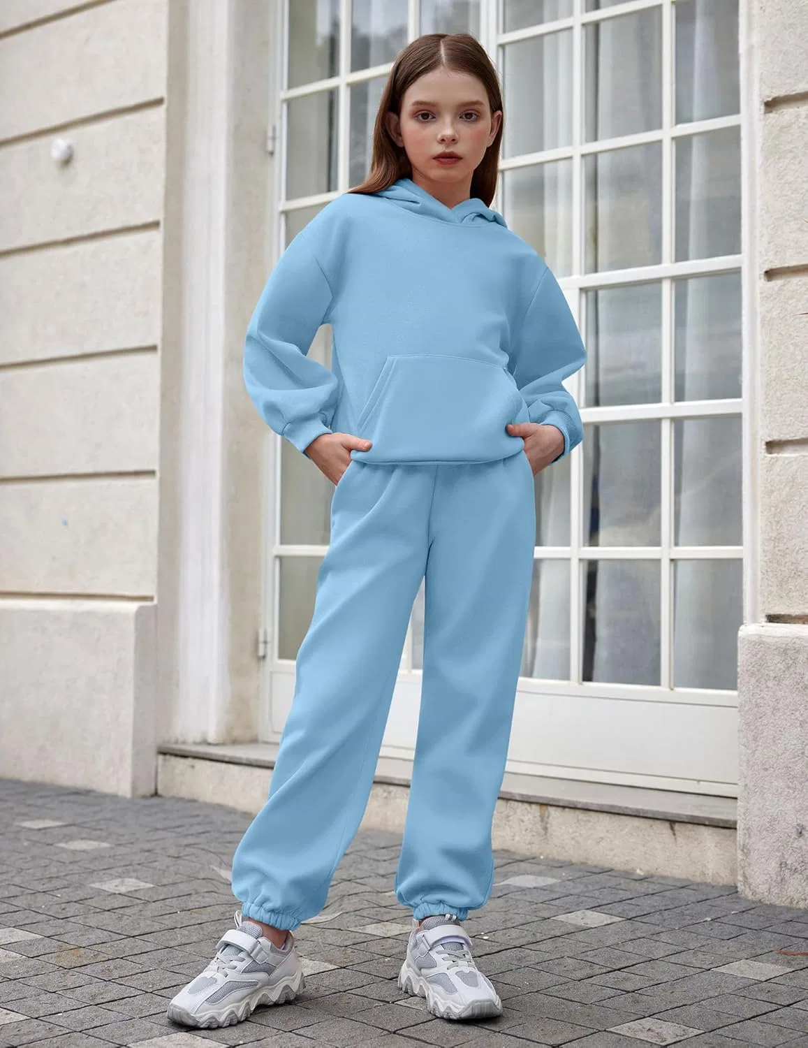 Детский спортивный костюм с капюшоном Arshinet, 2 предмета, Light Blue
