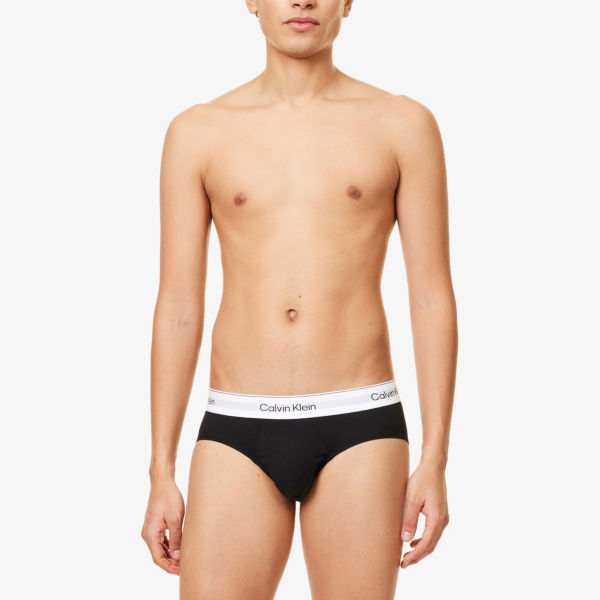 Трусы-бикини Calvin Klein Icon logo-Waistband, черный — фото 2