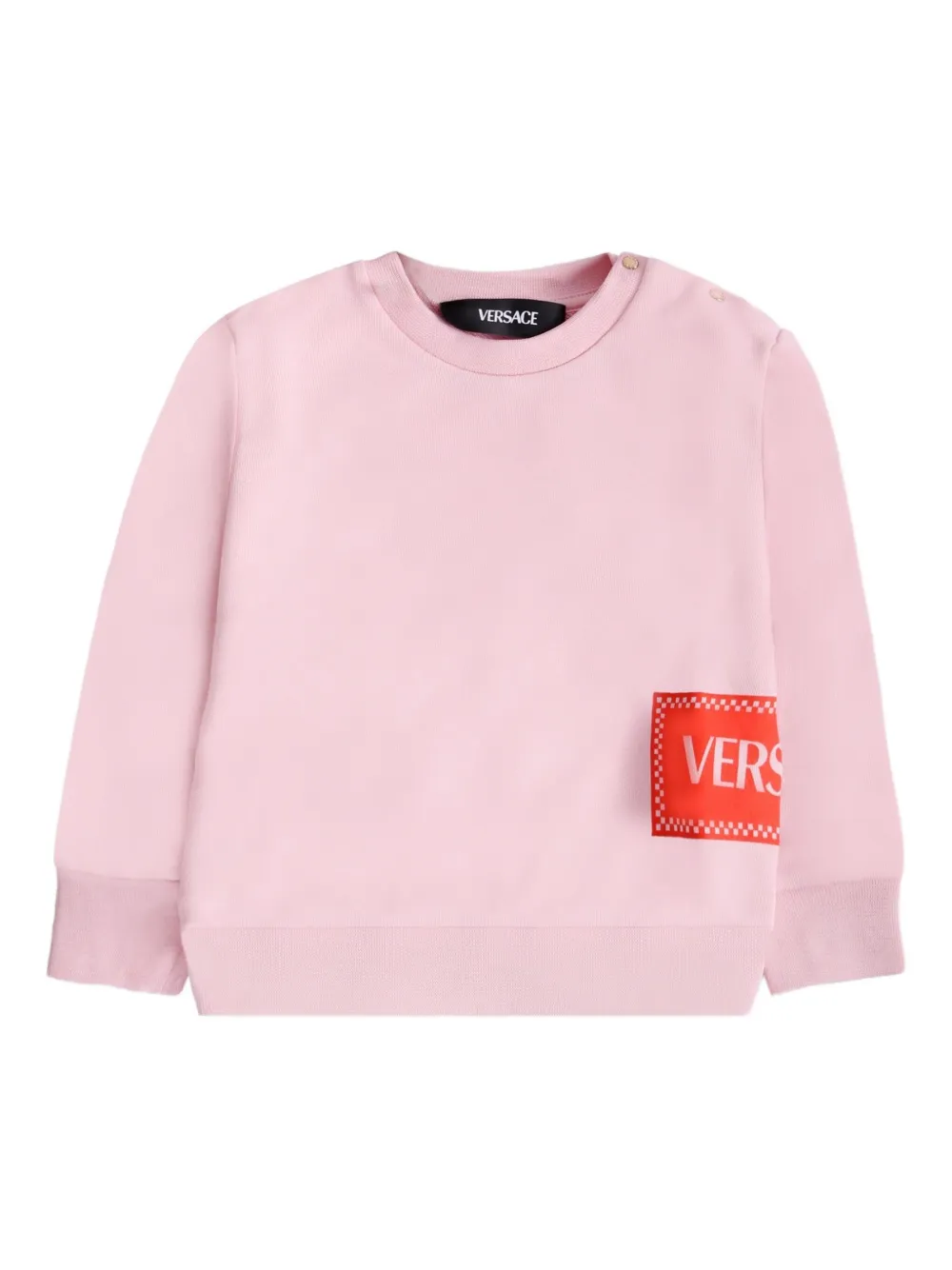 

Толстовка с логотипом Versace Kids, розовый