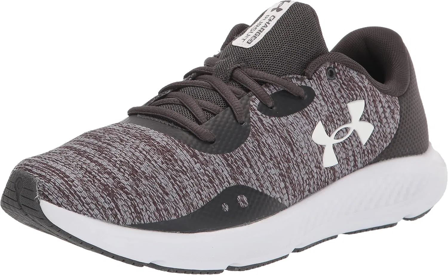 Мужские беговые кроссовки Under Armour UA Charged Pursuit 3 Twist, Jet Gray Jet Grey White