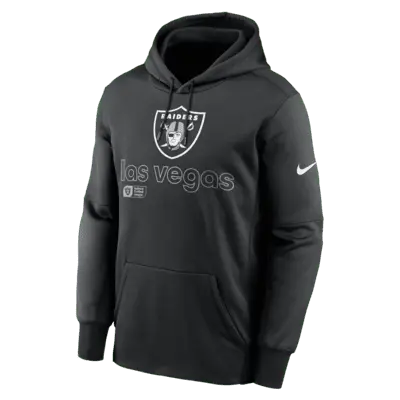 

Худи Nike Las Vegas Raiders Men’s Therma NFL Pullover Hoodie, черный