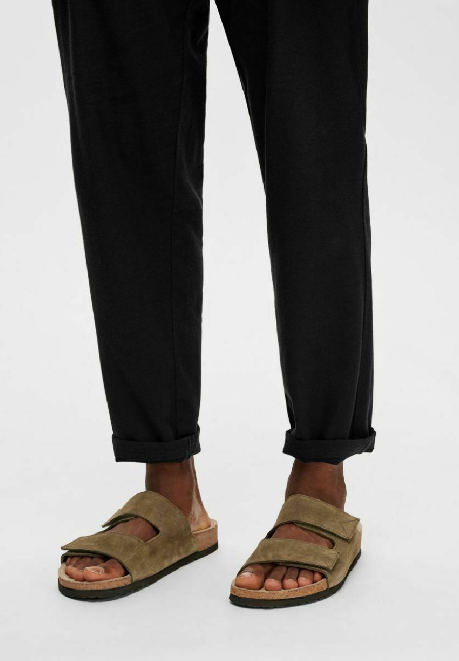 

Мюли SLHBASTIAN - Slippers Selected Homme, темно-зеленый
