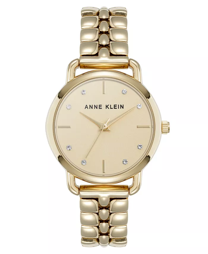 

Женские часы Quartz Signature с позолоченным металлическим корпусом, 30 мм Anne Klein
