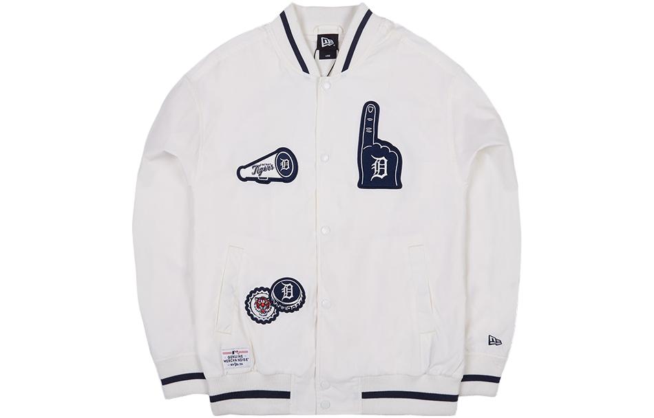 

New Era Куртка унисекс цвета слоновой кости, Ivory White