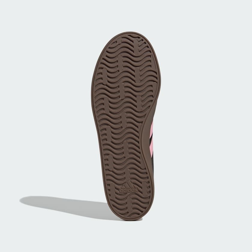 Мужские кроссовки для скейтбординга adidas Vl Court 3.0, черный/розовый/золотой — фото 4