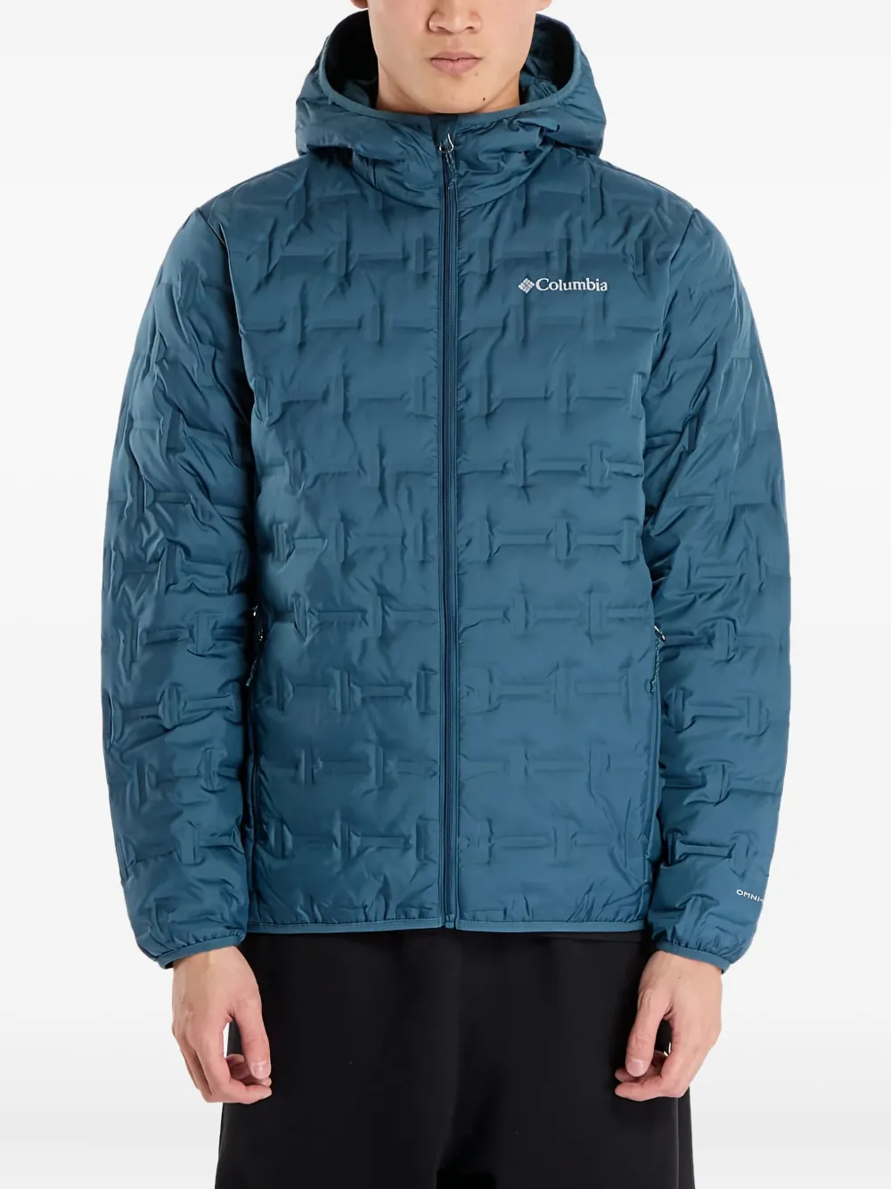

Куртка с капюшоном и узором Columbia, синий