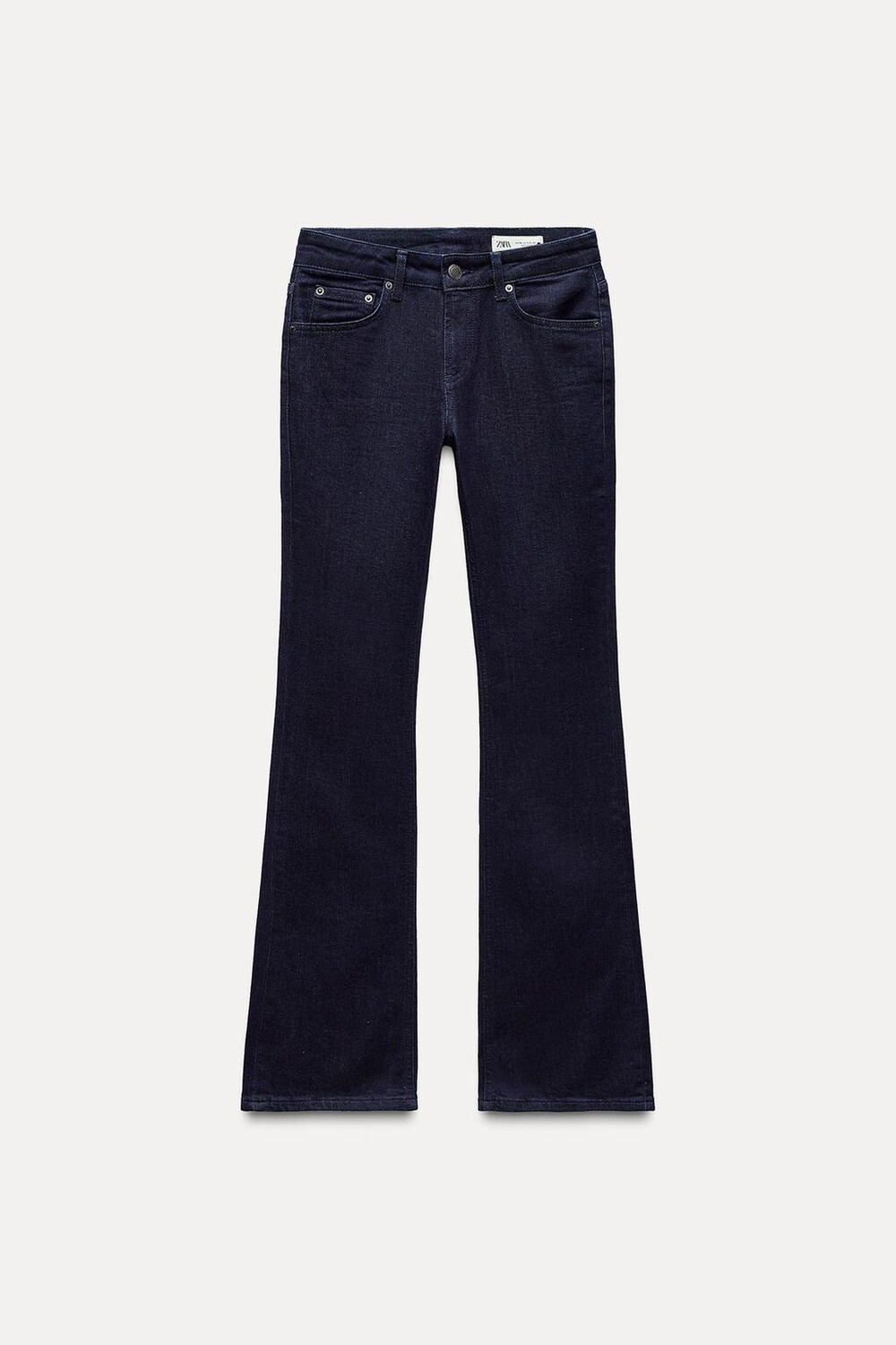 

Джинсы bootcut с низкой посадкой ZARA, синий