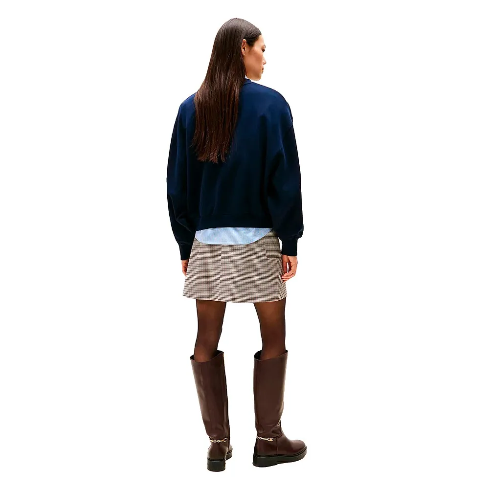 Толстовка Tommy Hilfiger Classic Script Terry, синий — фото 2