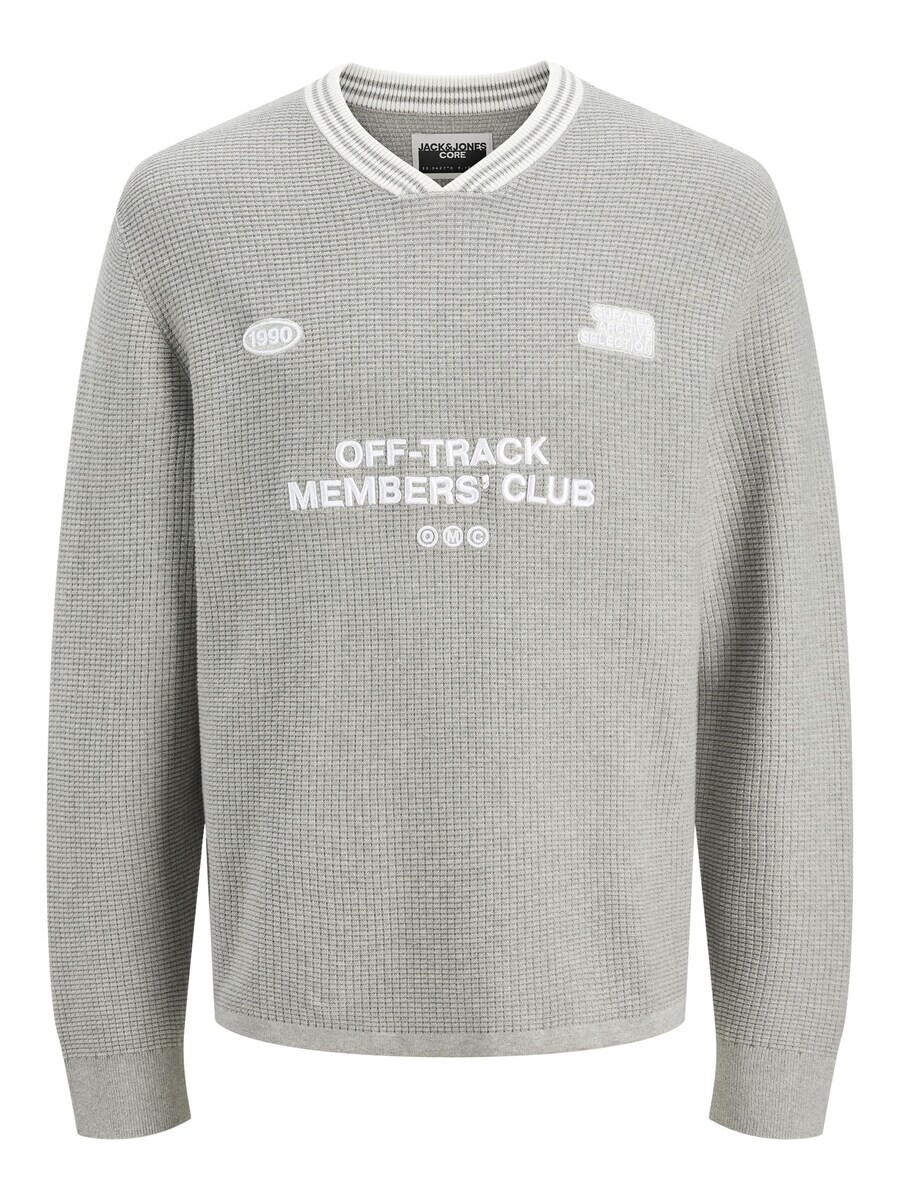 

Свитер с v-образным вырезом JACK & JONES Sweater, серый