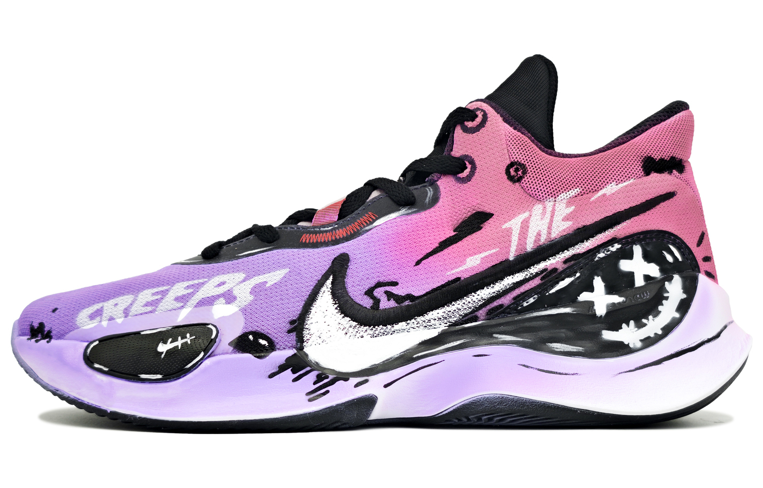 

Nike Renew Elevate 3 с амортизацией низкие баскетбольные кроссовки Unisex Purple Pink