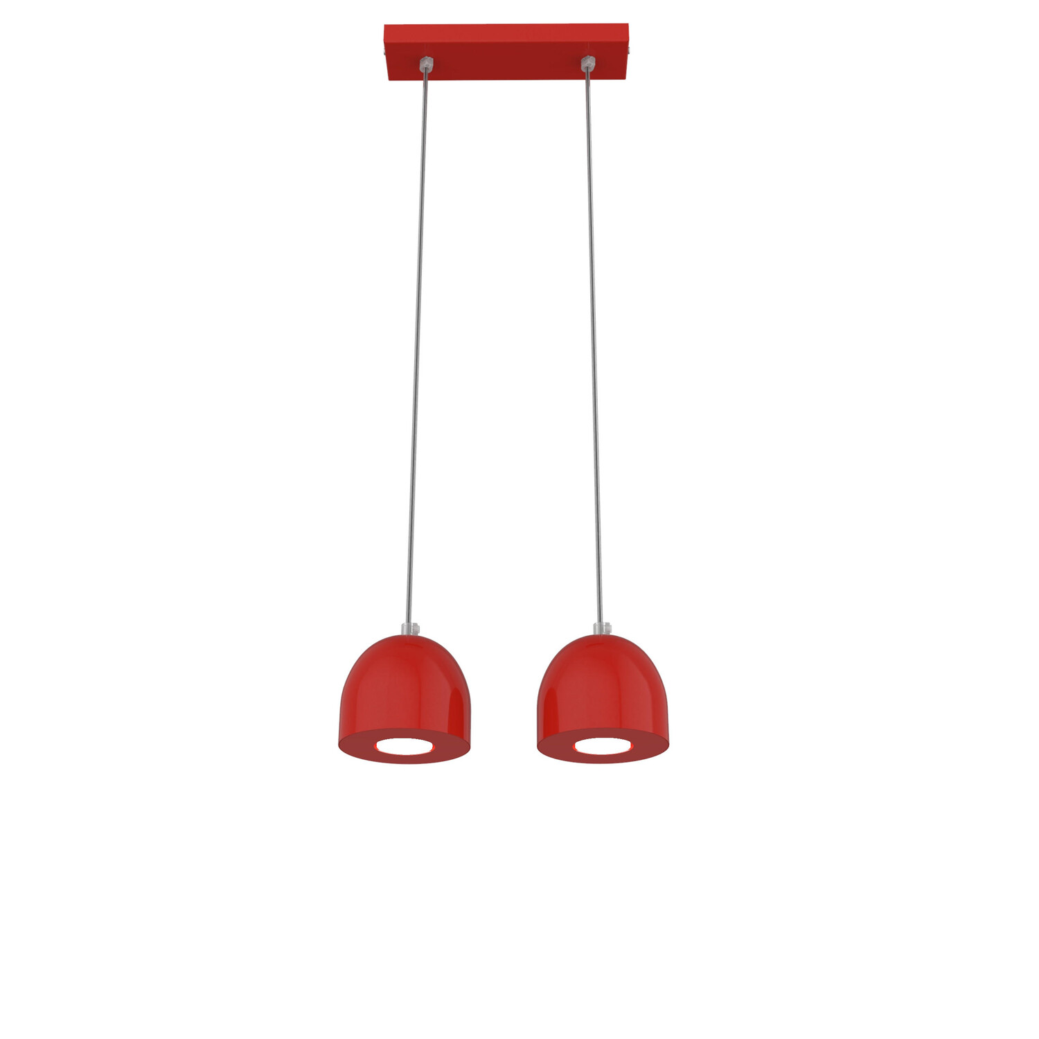 

Подвесной светильник Lumicom, 6,5x27x120 см, красный