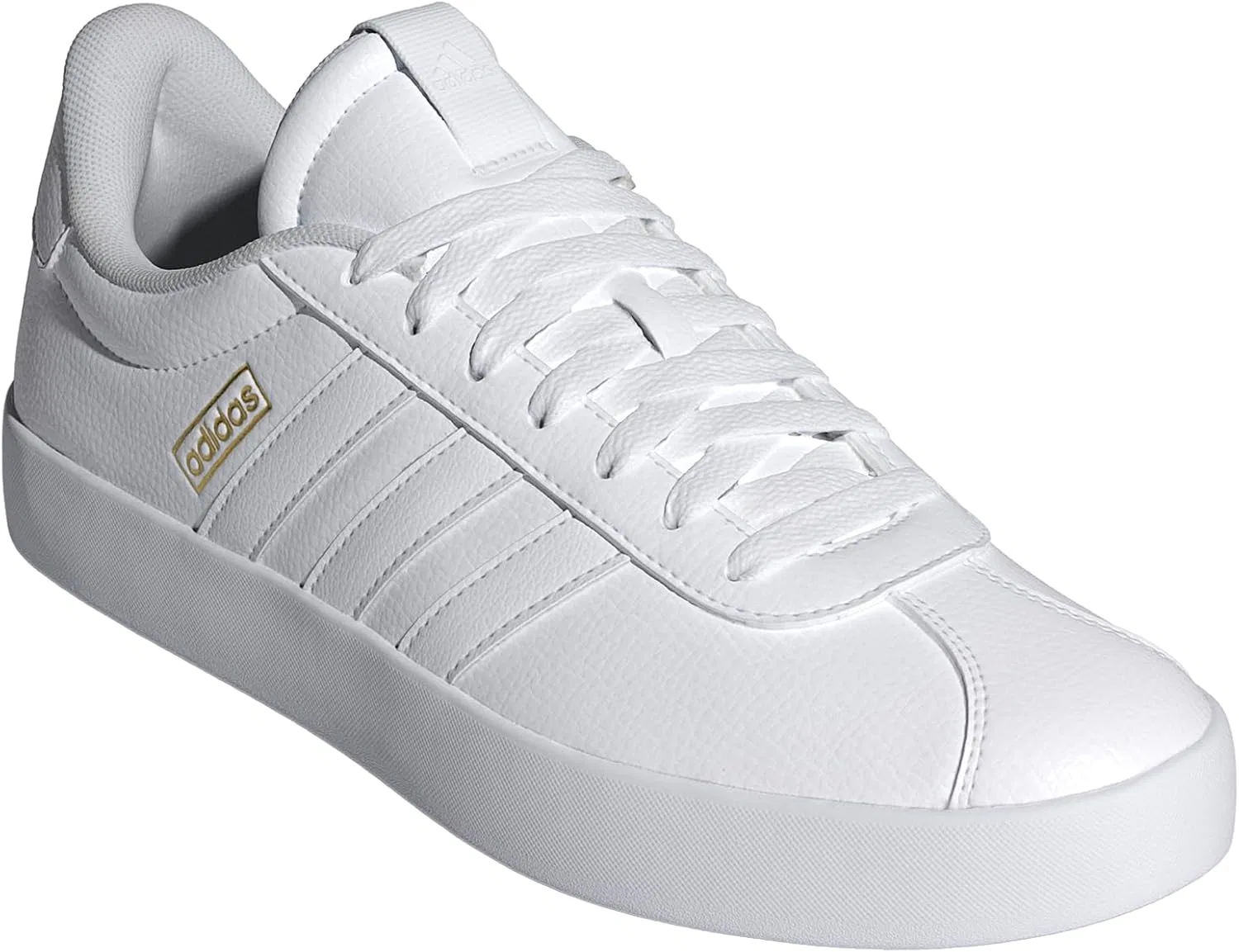 Кроссовки мужские adidas, цвет White/White/Gold Metallic — фото 2