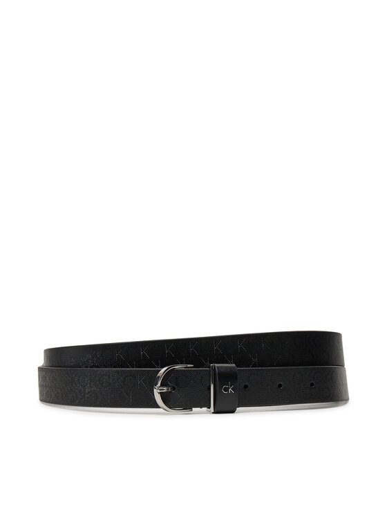 

Женский ремень Ck Metal Round Buckle 2.5_Mono K60K613150 Calvin Klein, черный