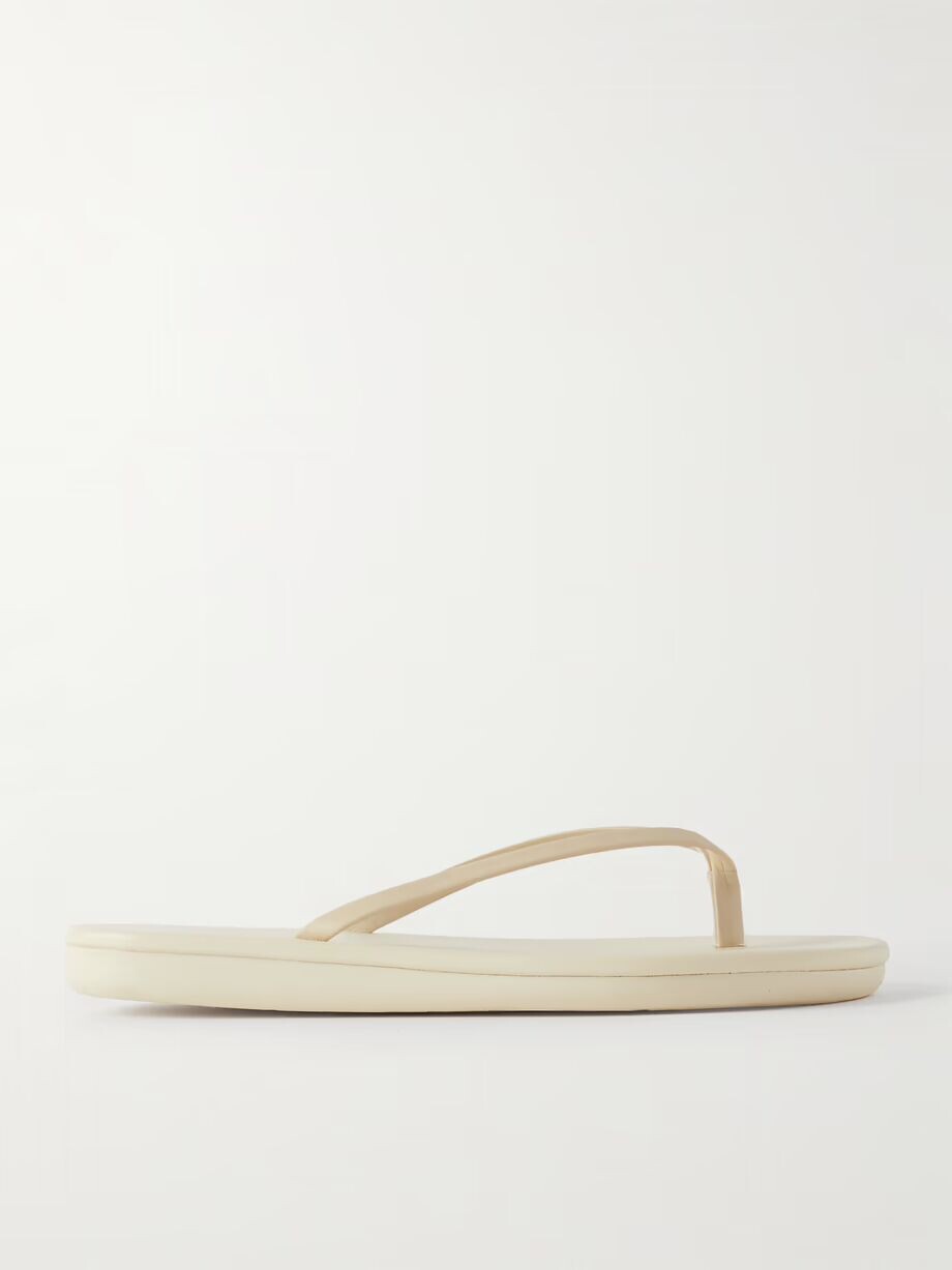 Кожаные шлепанцы Saionara Ancient Greek Sandals, кремовый