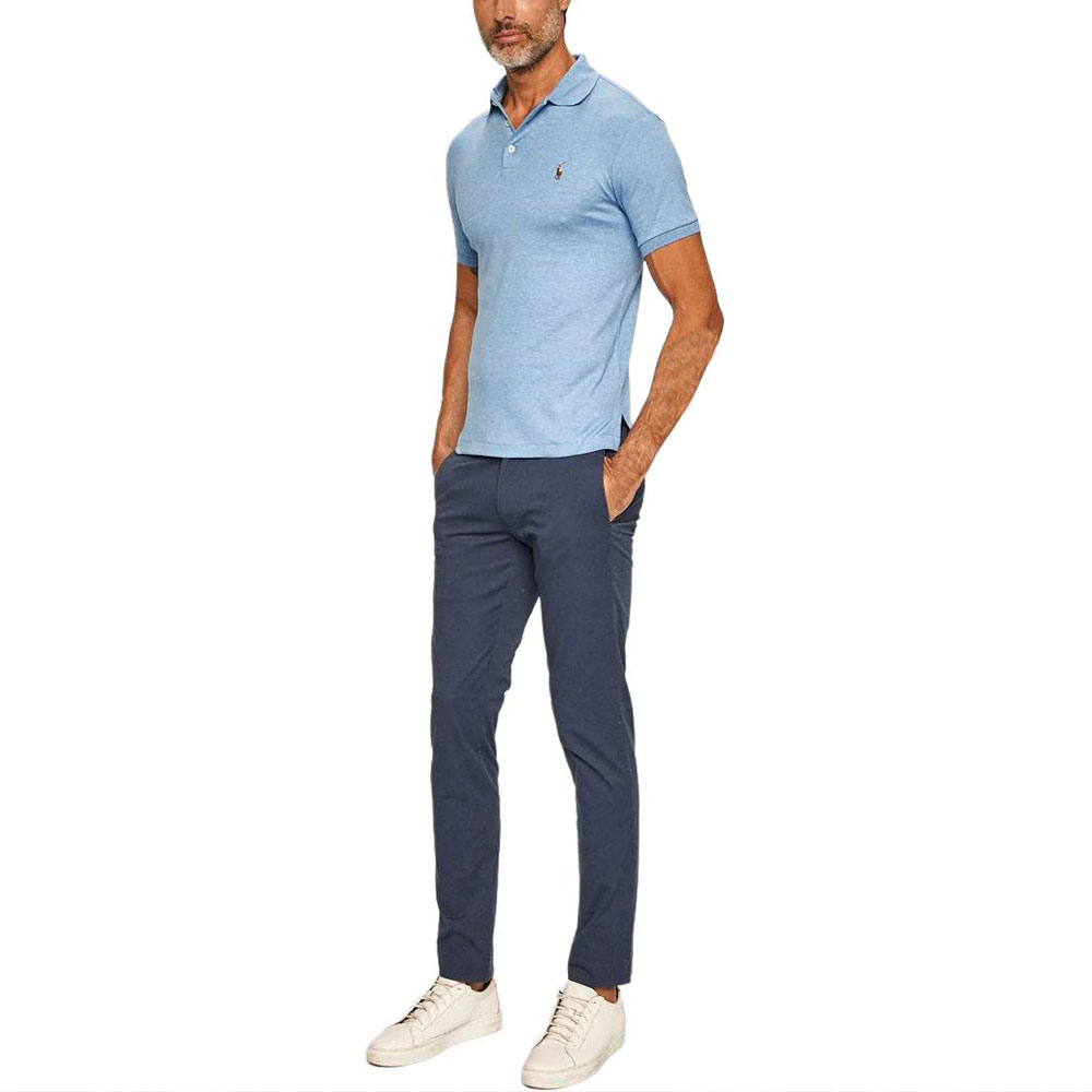 Polo Ralph Lauren Поло мужское lake blue — фото 3