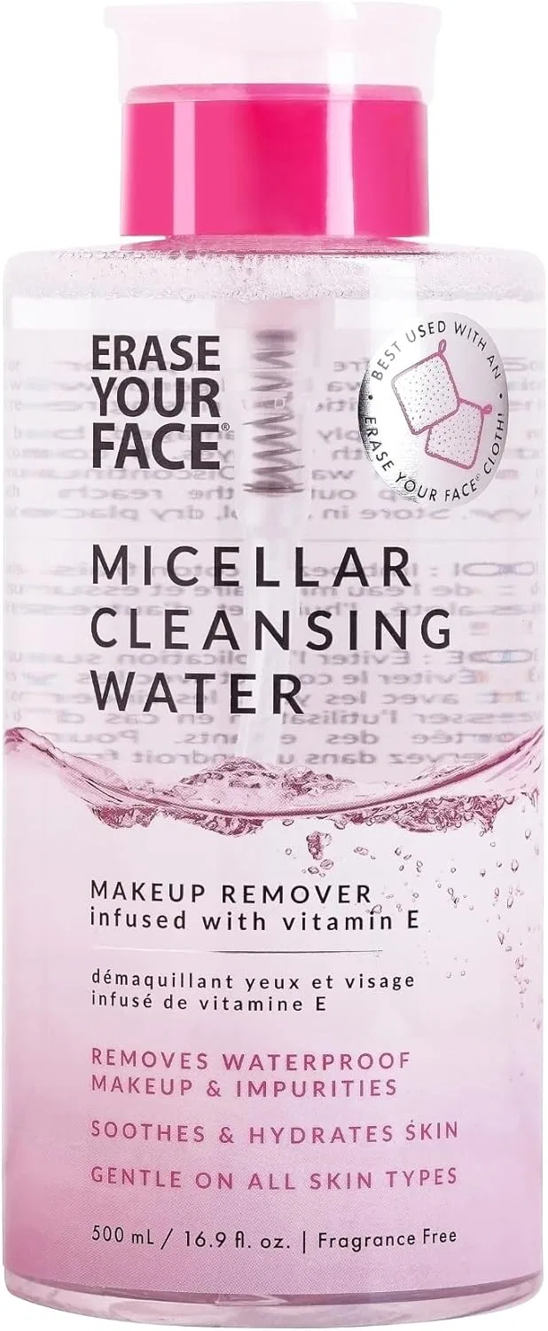 Мицеллярная вода для лица Erase Your Face, увлажняющая, 500 мл