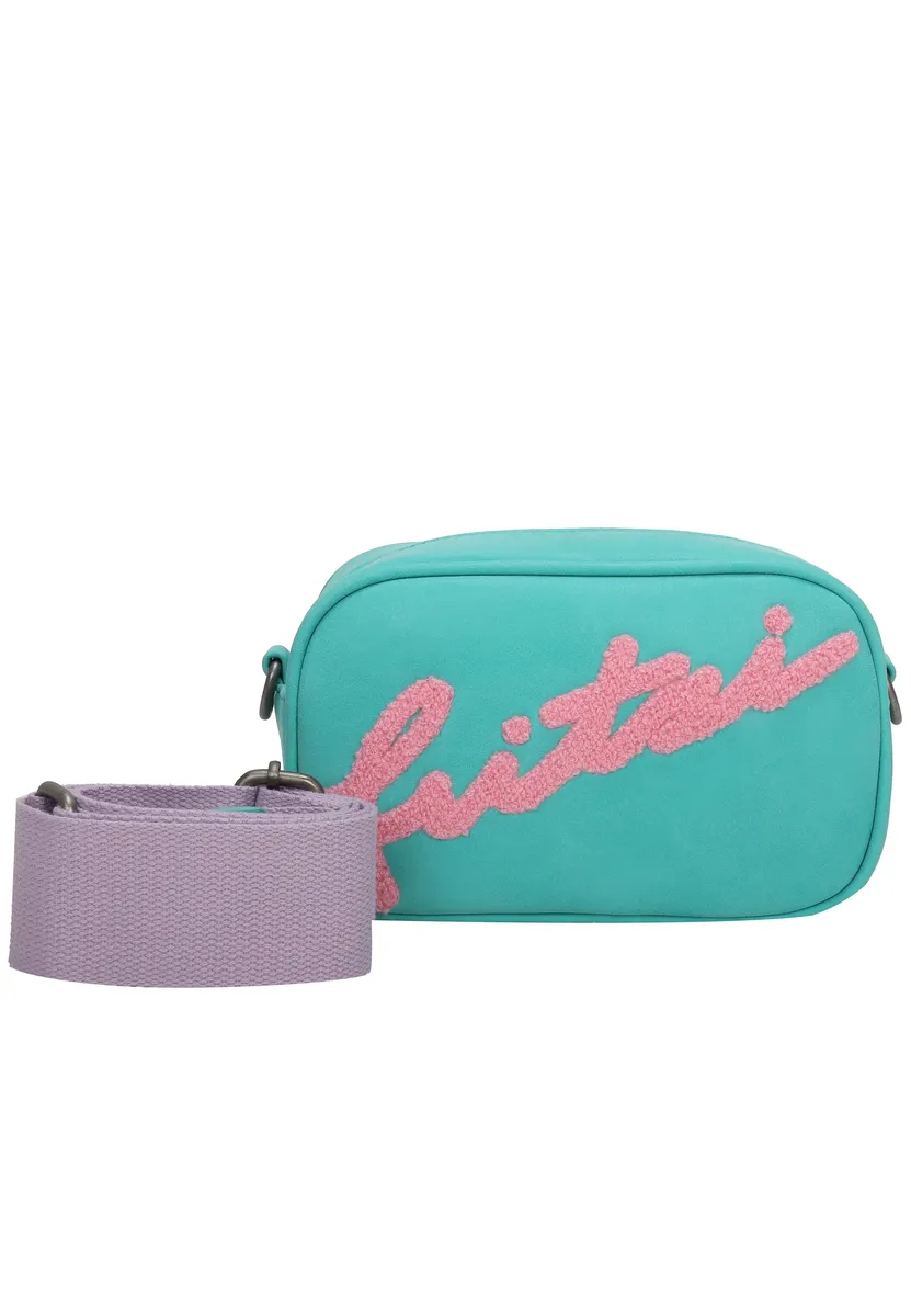 

Сумка через плечо Fritzi from Preußen "Easy Go Limited Flocked" с принтом логотипа из махровой ткани Fritzi Aus Preußen, синий