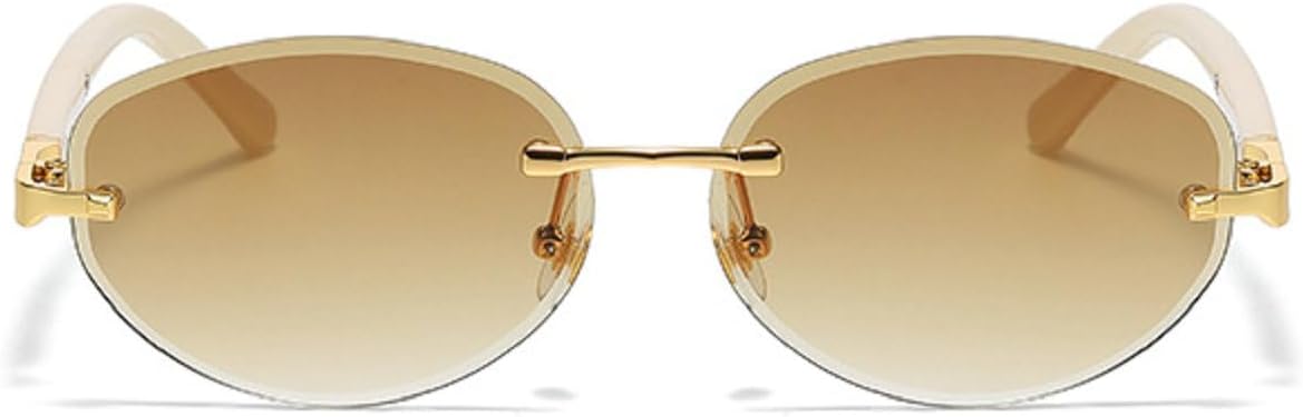 

Роскошные солнцезащитные очки Melrose в стиле ретро, ​​овальная оправа, маленькая форма, женские солнцезащитные очки для вечеринок, модные солнцезащитные очки UV400 6088, Brown