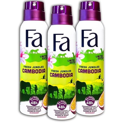 

Fa Deospray Дезодорант-дезодорант Fresh Jungles Cambodia 150 мл