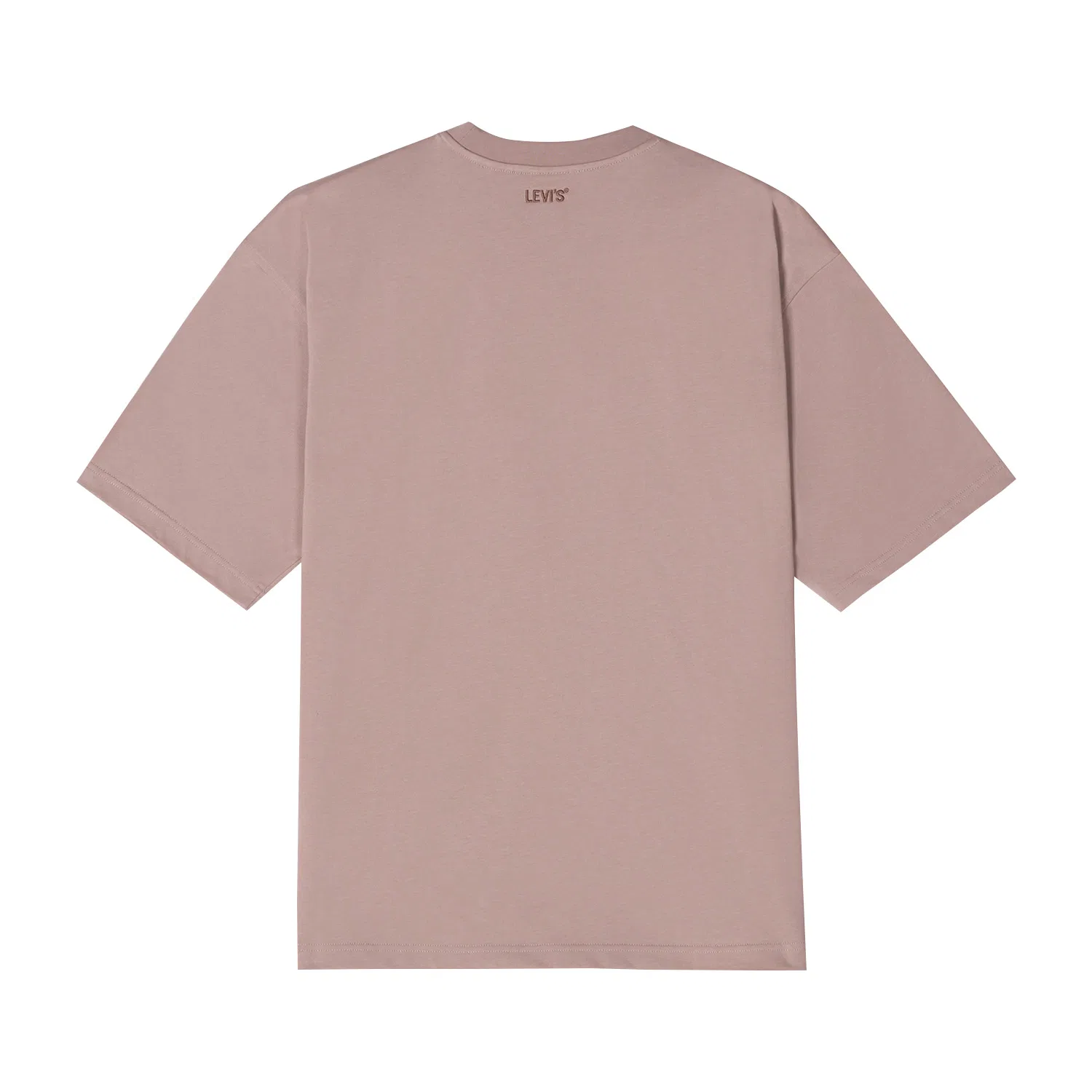Футболка унисекс Pink с круглым вырезом, тонкая Levis — фото 3