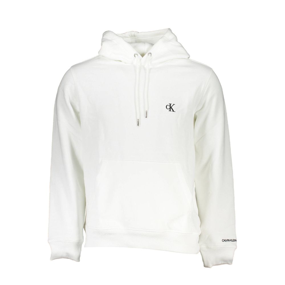 

Шикарная толстовка с капюшоном и длинными рукавами белого цвета Calvin Klein