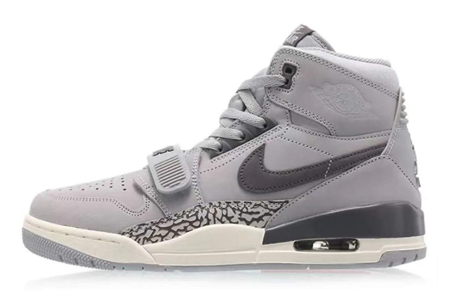 Мужские баскетбольные кроссовки Jordan Legacy 312 Vintage, Space Walk Gray — фото 4