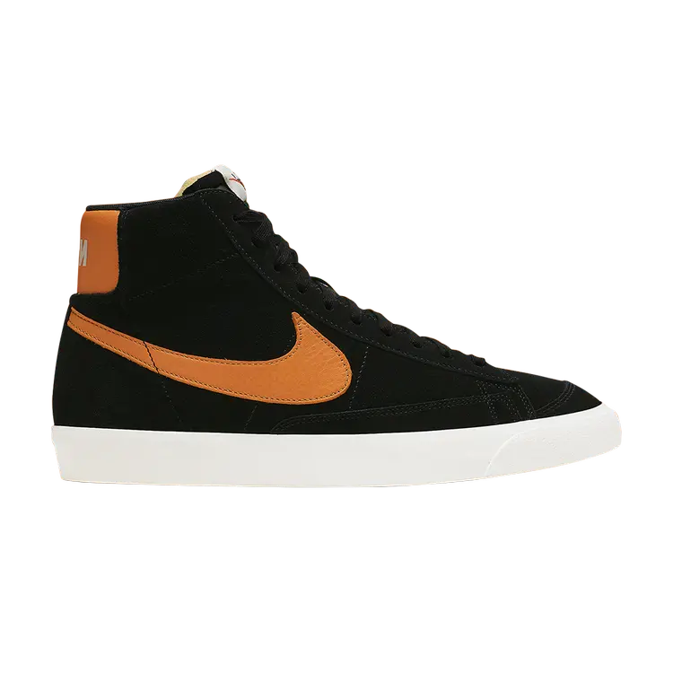 

Кроссовки Nike Blazer Mid Vintage 'Black Amber', черный