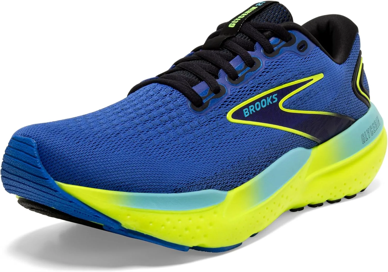 Мужские кроссовки Brooks Glycerin 21 Neutral для бега, синий/черный — фото 3