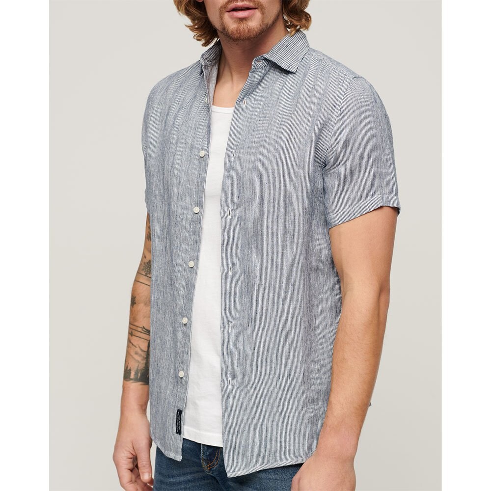 

Футболка Superdry Studios Casual Linen Short , серый