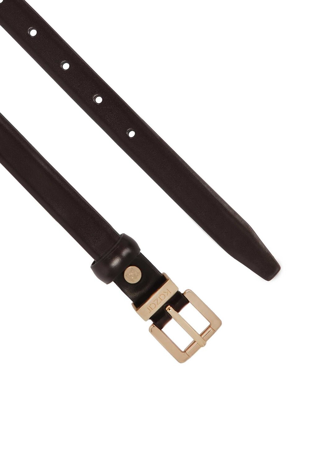 

Пояс WITH SQUARE BUCKLE Kazar, темно-коричневый