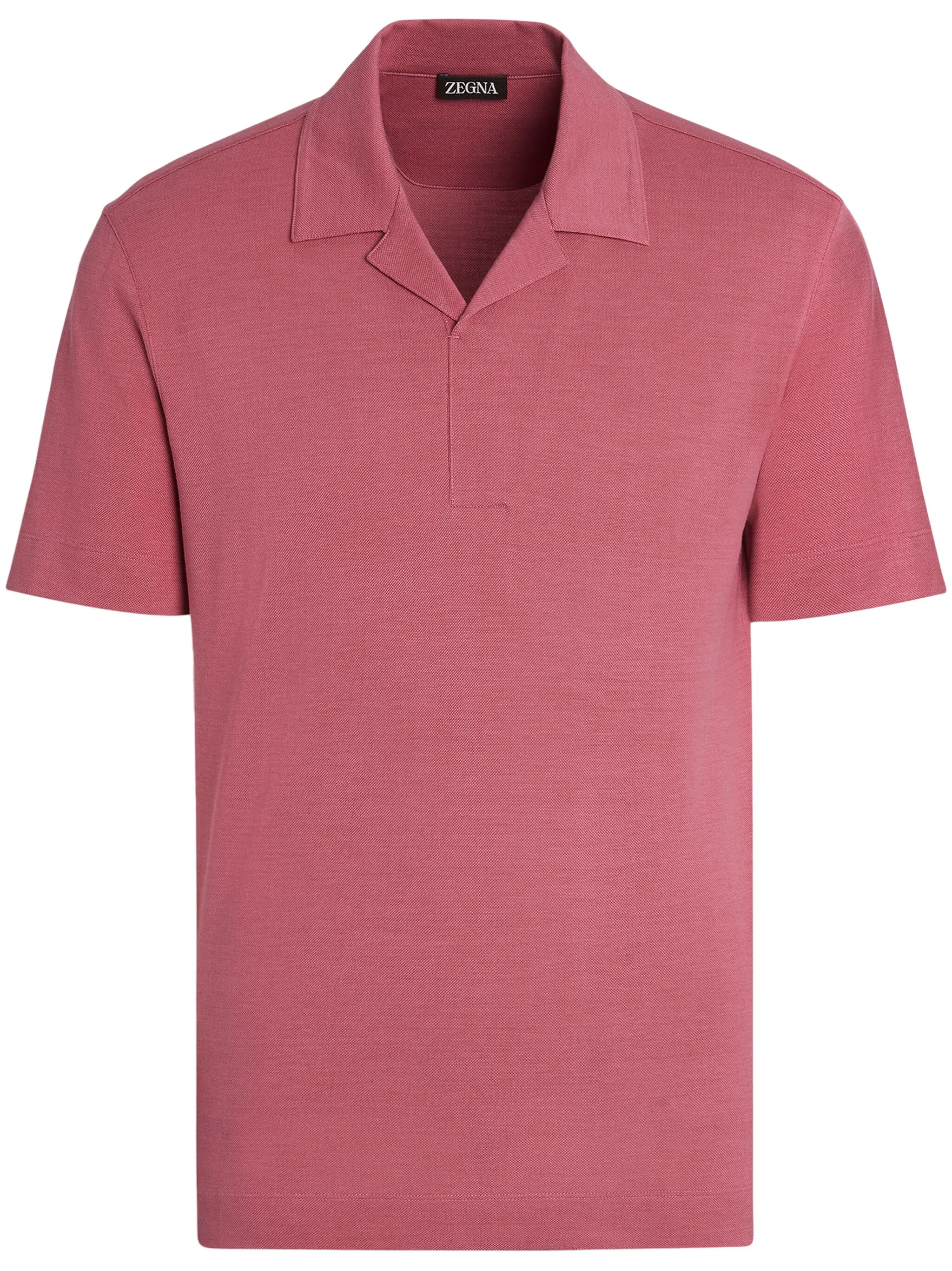 

Рубашка поло из ткани пике Zegna, розовый