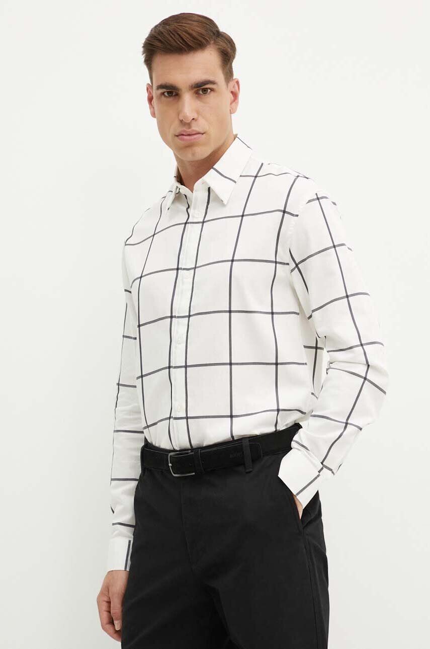

Рубашка Armani Exchange из хлопка, бежевый