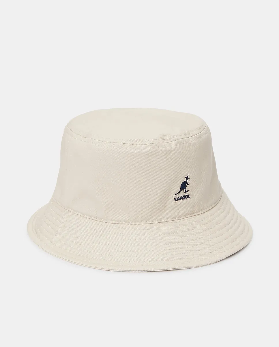

Мужская стираная панама цвета хаки Kangol