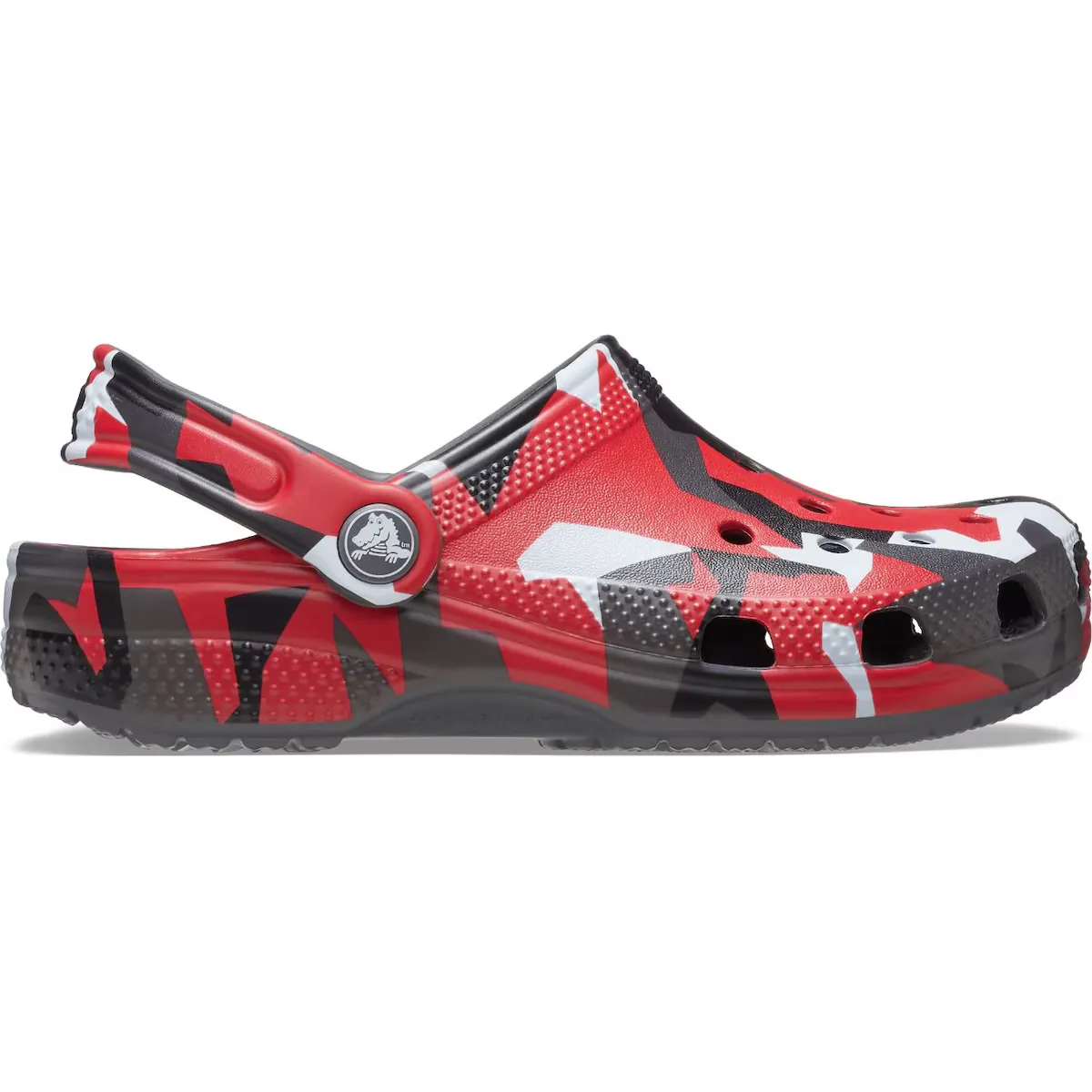 

Детские сабо Crocs Classic Geo Camo Clog K, серый