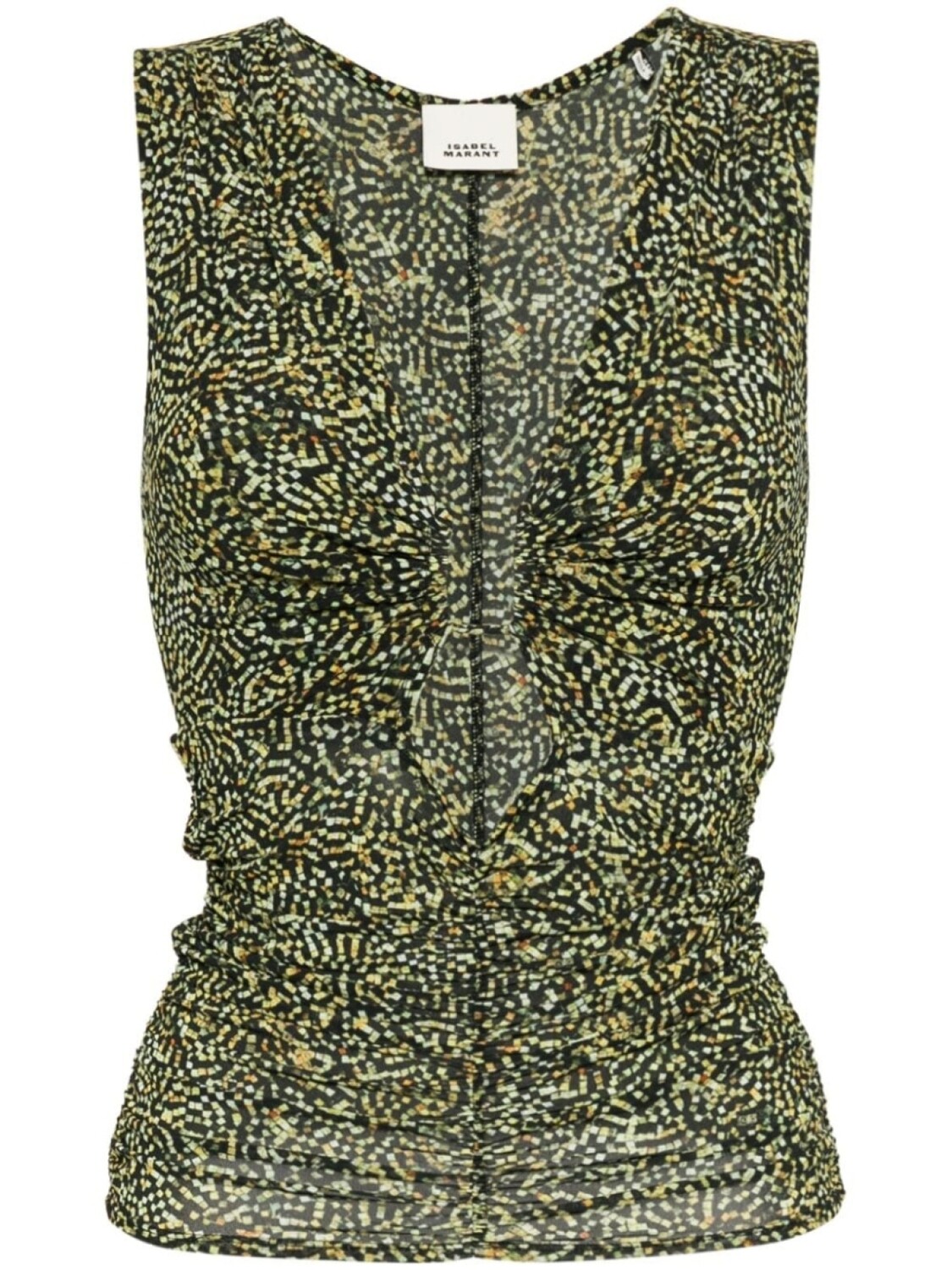 

ISABEL MARANT топ Jillya без рукавов, черный