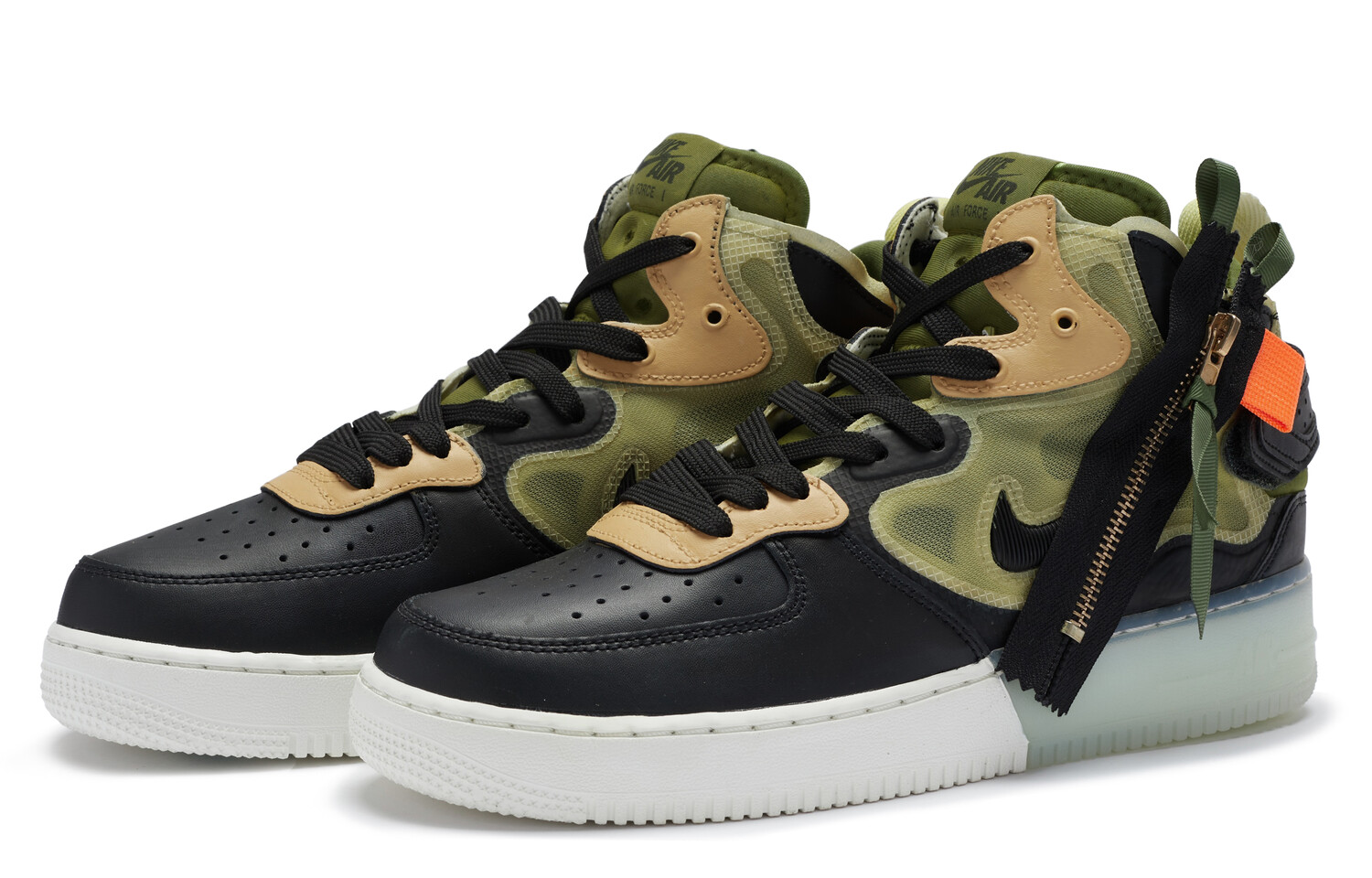 

Кроссовки Nike Air Force 1 Skateboard Shoes Men Low-Top Green