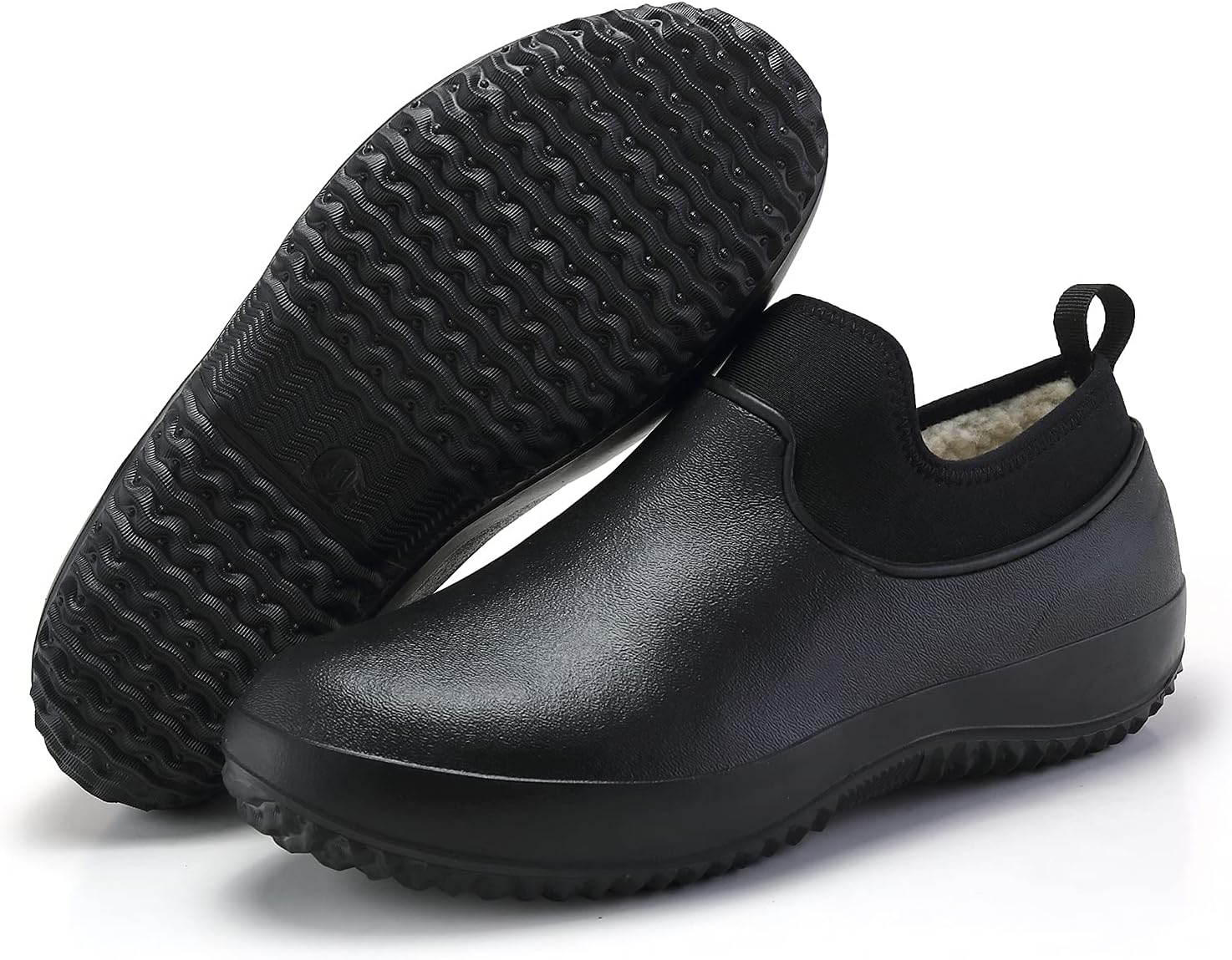 

Meidiastra Мужские и женские туфли для шеф-повара, водонепроницаемые, противоскользящие, сабо для кухни, медсестры, безопасная обувь для сада, рабочая обувь, черный