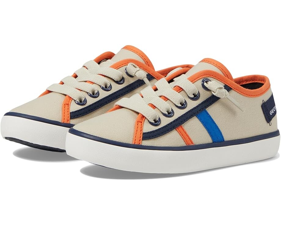 

Кроссовки Geox Kids Gisli 48, цвет Beige/Orange
