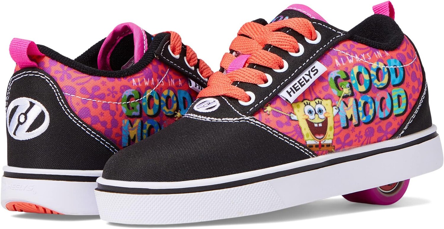 

Кроссовки Spongebob Pro 20 Heelys, цвет Black/Berry/Coral