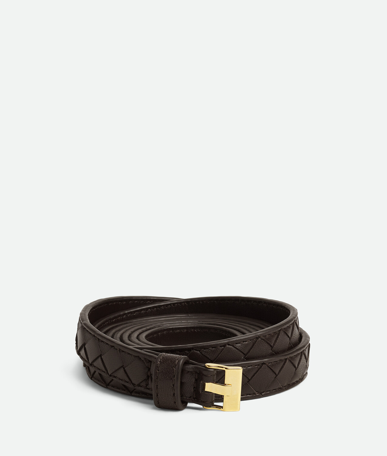 

Ремень женский Bottega Veneta, карамельный
