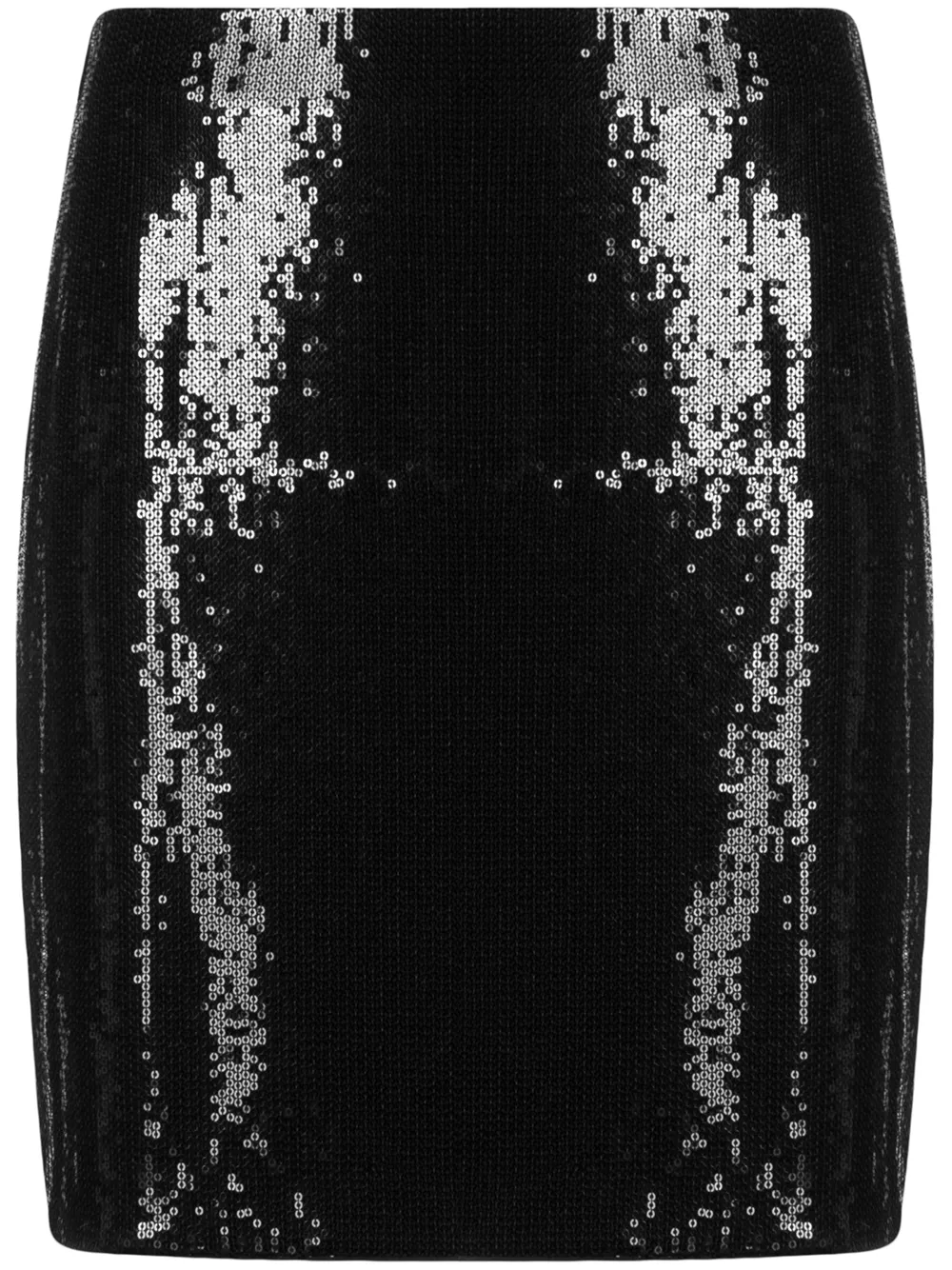 

Лакированная юбка с завышенной талией HUGO, черный