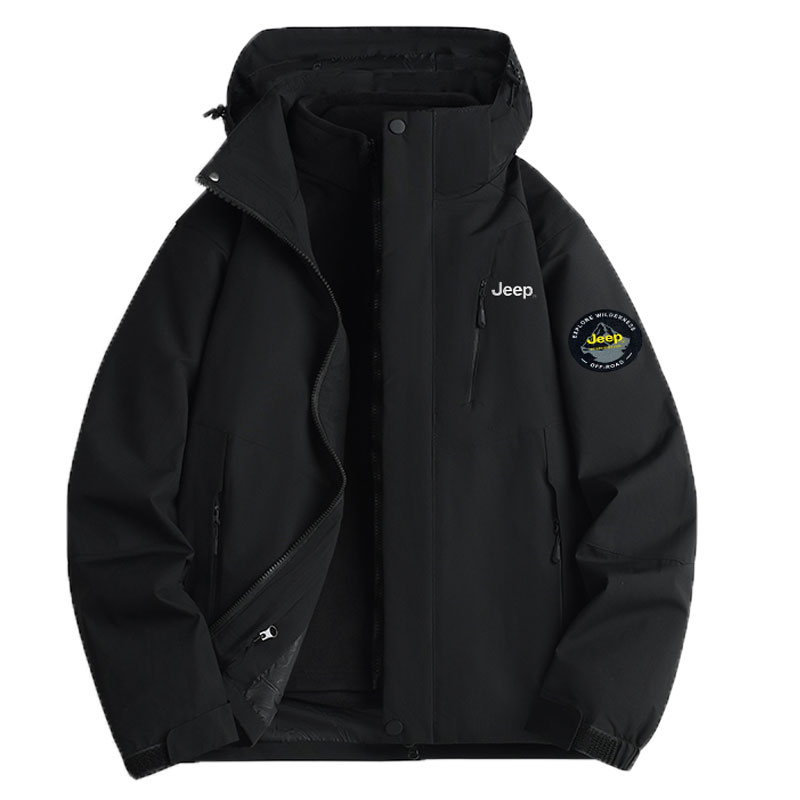 

Куртка унисекс Jeep, Ivory White Fleece 3-In-1