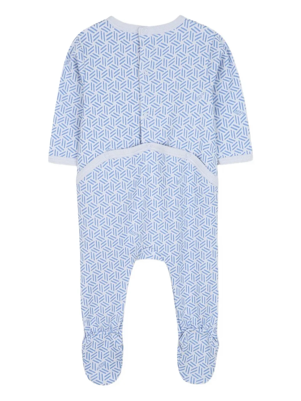 Комплект из двух пижам с принтом Kenzo Kids, синий — фото 4
