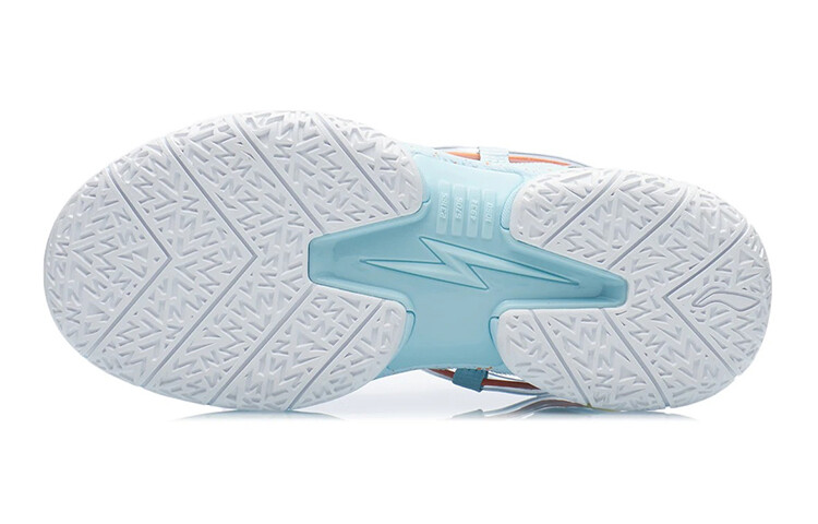 Детские баскетбольные кроссовки Speed 6 GS Mid-top Glow Blue/Orange Lining Young — фото 4